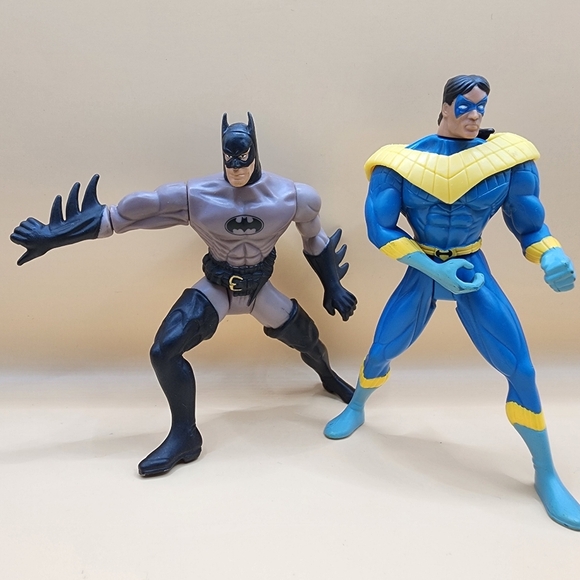 DC Comics Other - 1994 DC Legends of Batman Power Guardian Batman Nightwing 4.5" Kenner